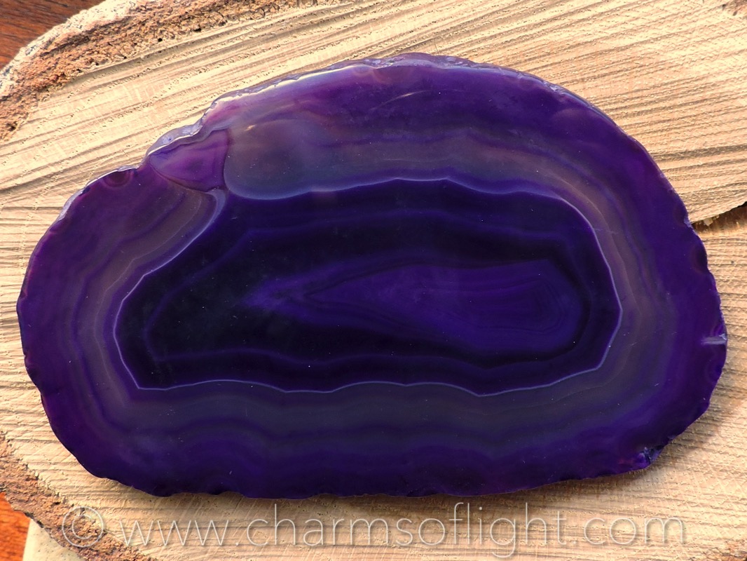 Agate Slice - Purple